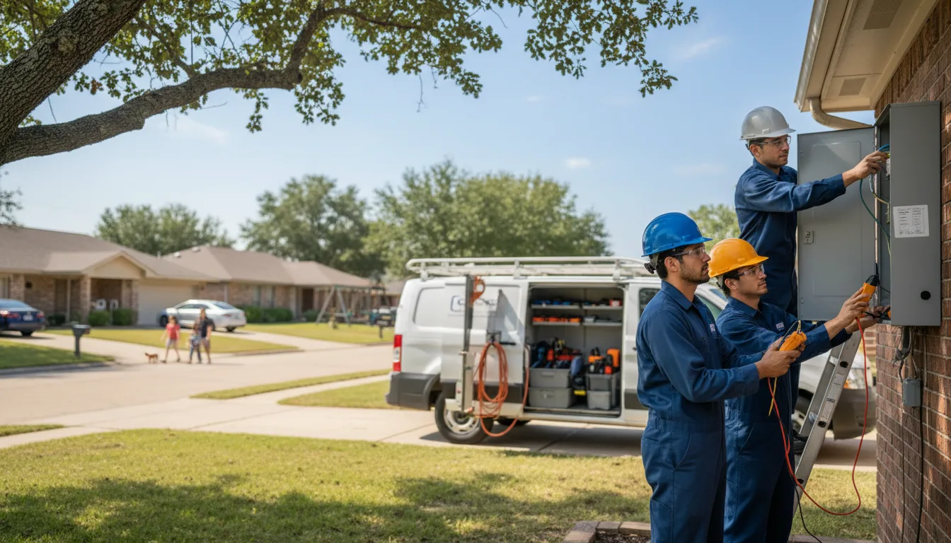 Certified electrician providing emergency electrical services in Baring, MO